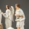 Glitzhome® Ivory Resin Nativity Figurine Set